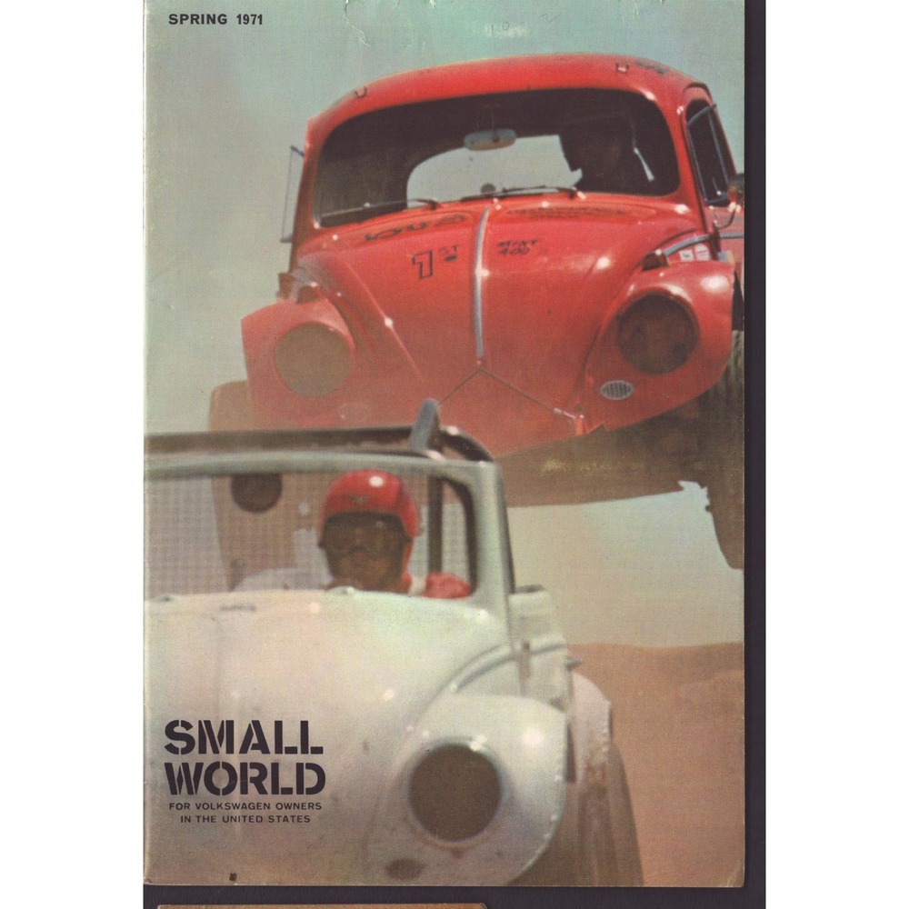 Vintage Small World Magazine Spring 1971 Volkswagen VW Owners Publication